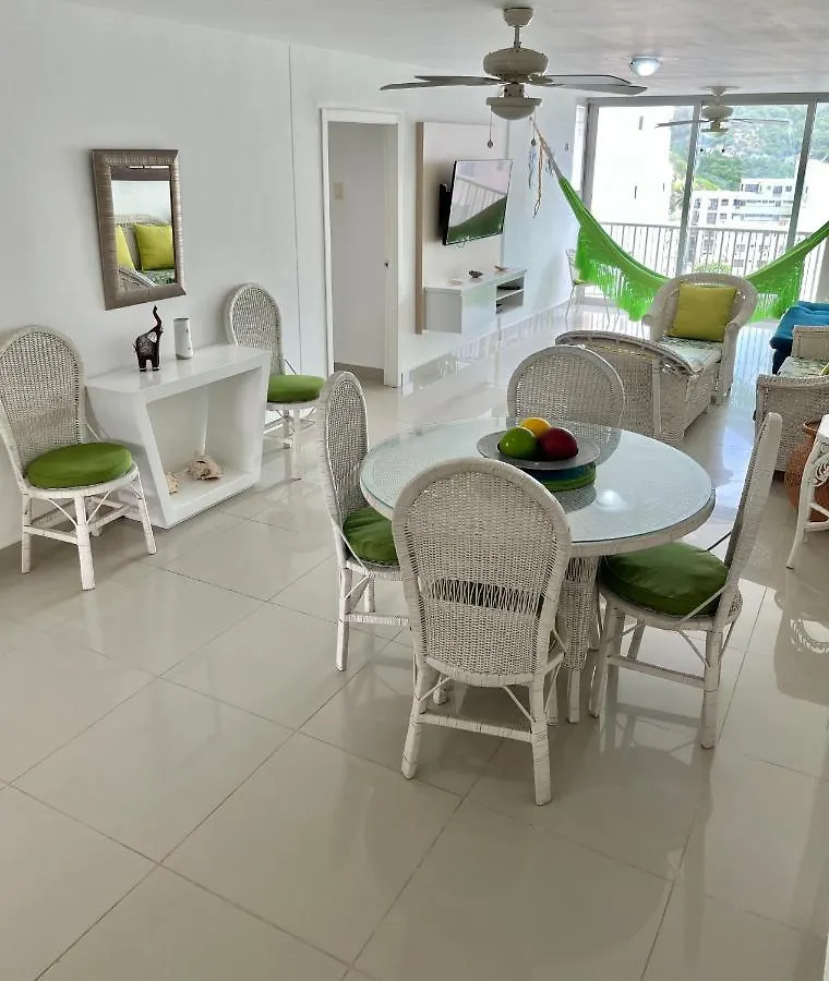 Apartment Delamar Apartment: Beachfront Comfort with Ocean Views Santa Marta